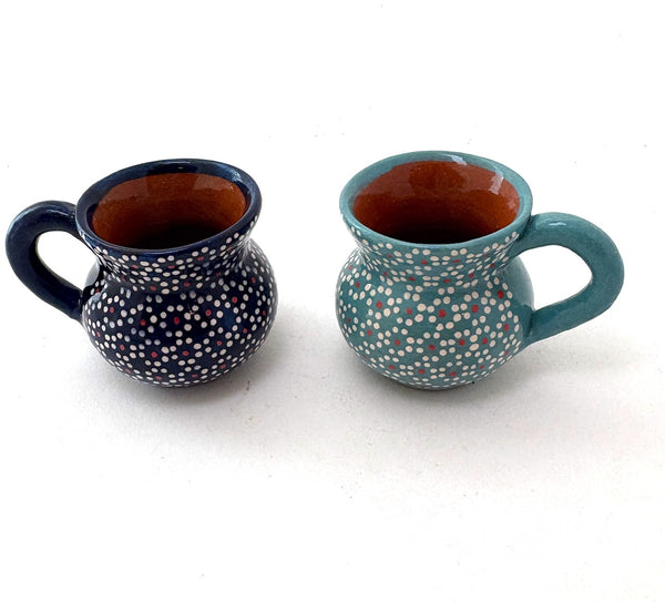 Clay Mezcal Cups from Capula