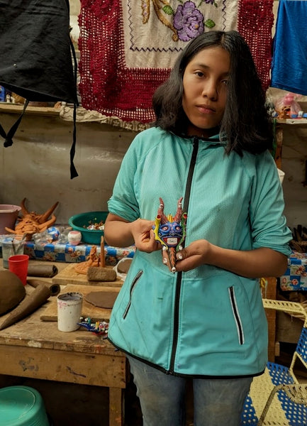 Small Clay Mask from Ocumicho