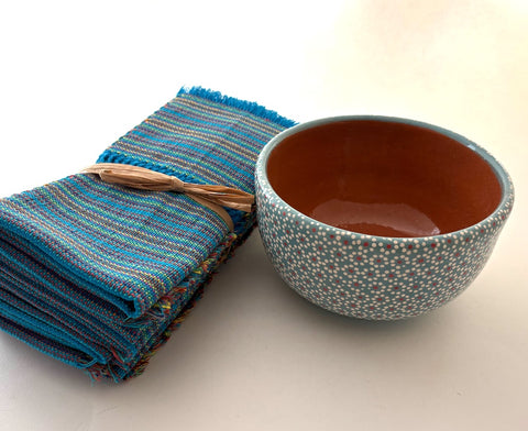 Set- Capula Bowl w/ Napkins