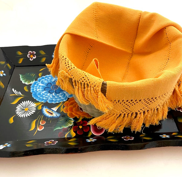 Handwoven Tortilla Basket w/handwoven napkin