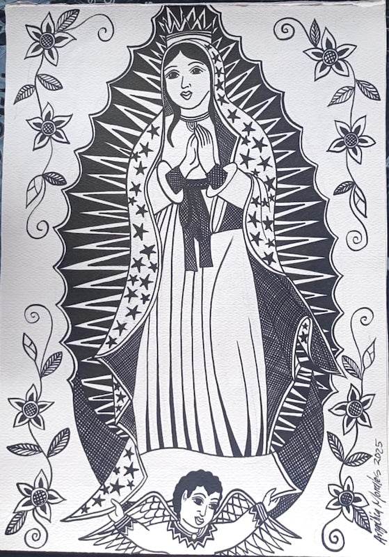 Virgin of Guadalupe Painting--Angelica Morales