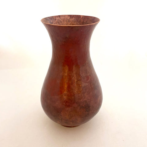 Medium Hammered Copper Vase