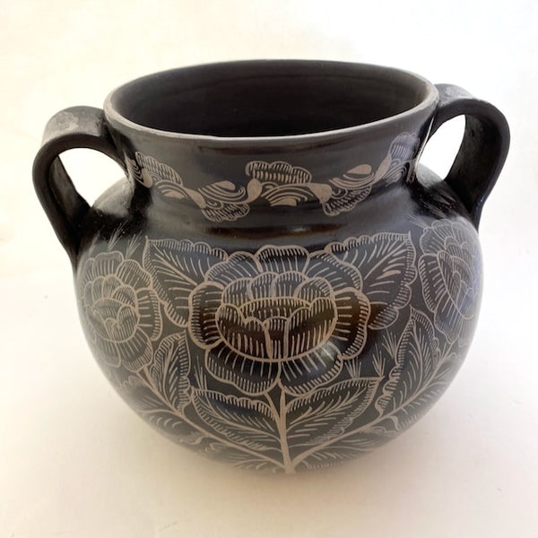 Medium Burnished Clay Pot - Huancito