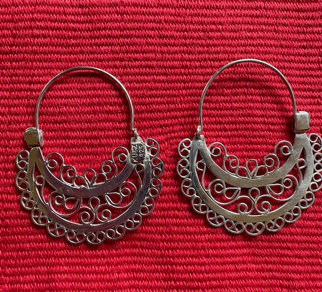 Elegant Silver Hoops