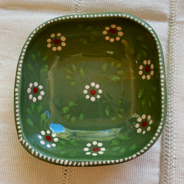 Square Capula Platitos/Snack or Salsa Bowl