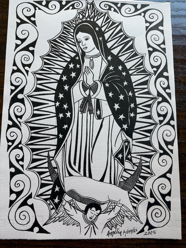 Virgin of Guadalupe Painting--Angelica Morales