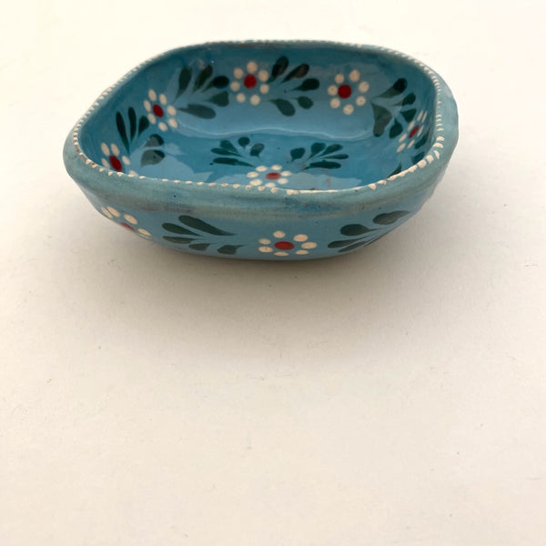 Square Capula Platitos/Snack or Salsa Bowl