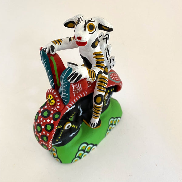 Ocumicho Goat on Bike- by Zenaida Rafael Julian