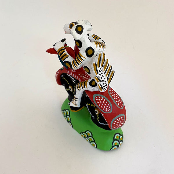 Ocumicho Goat on Bike- by Zenaida Rafael Julian