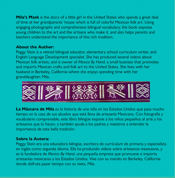 "Mila's Mask" -- a children's book by Peggy Stein