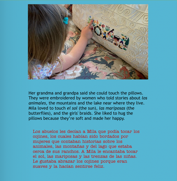 "Mila's Mask" -- a children's book by Peggy Stein