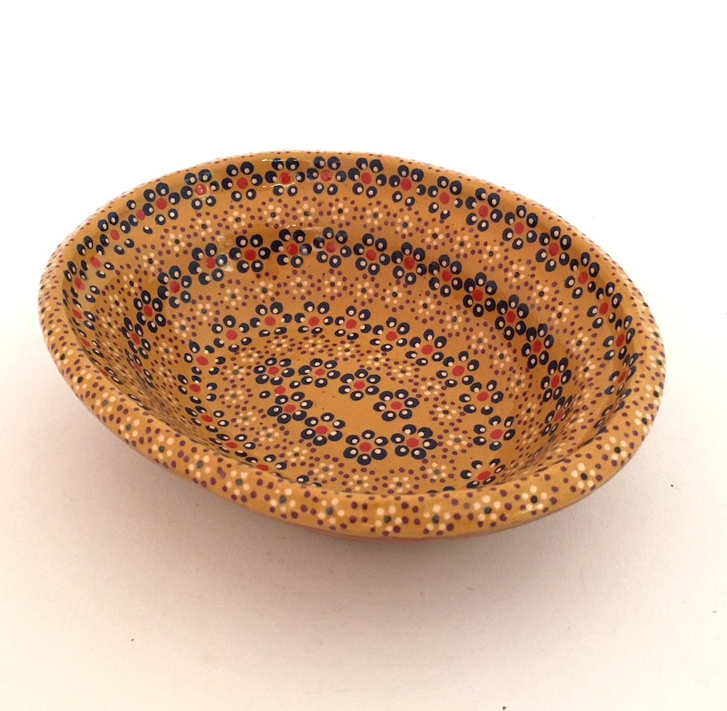Handpainted Capula Serving Bowl