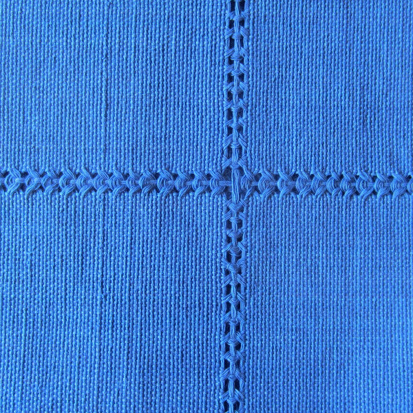 Handwoven cotton napkin from Patzcuaro-Pacifica blue 