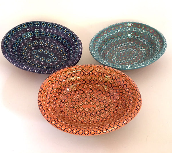 Handpainted Capula Serving Bowl