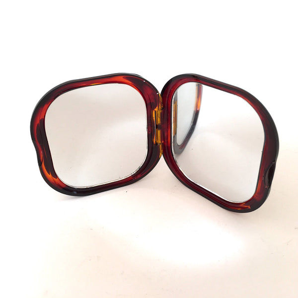 Handpainted Laca Compact Mirror