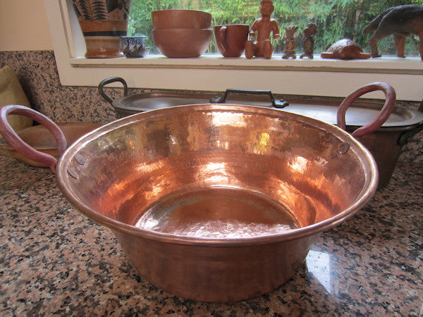 Hammered Copper cazo pot