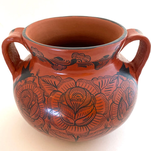 Large Burnished Clay Pot - Huancito