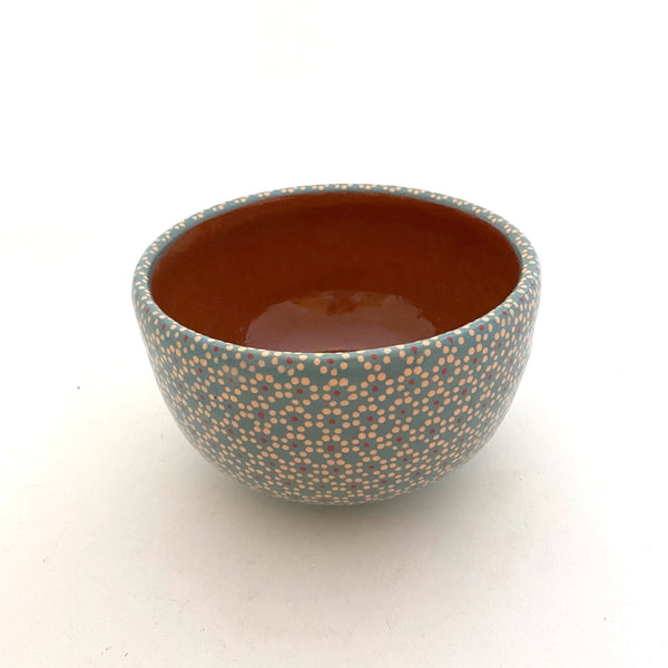 Handpainted Small Serving Bowl-"Capulineado"