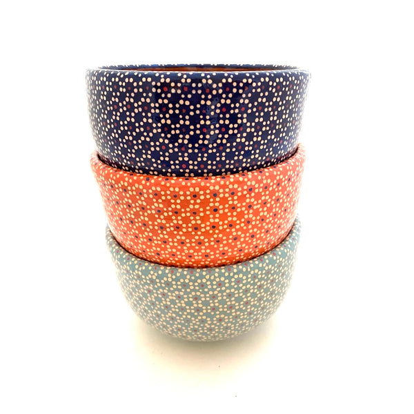 Handpainted Small Serving Bowl-"Capulineado"