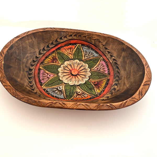 Carved Wood Tray