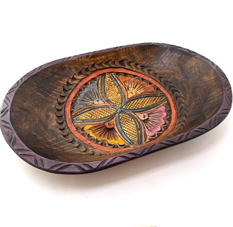 Carved Wood Tray