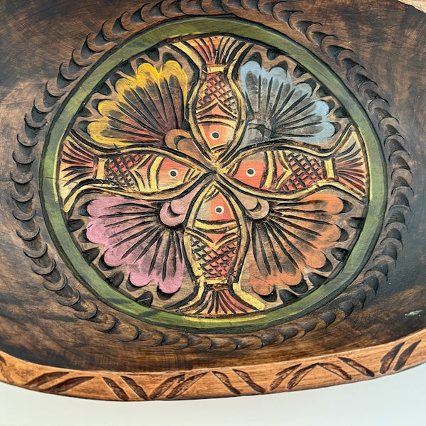 Carved Wood Tray