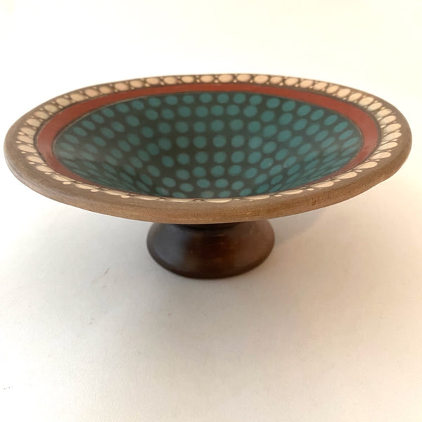 Burnished Clay Pottery Bowl-"gorro chino"