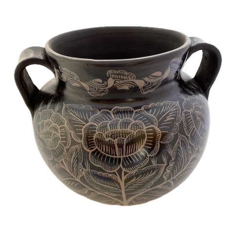 Medium Burnished Clay Pot - Huancito