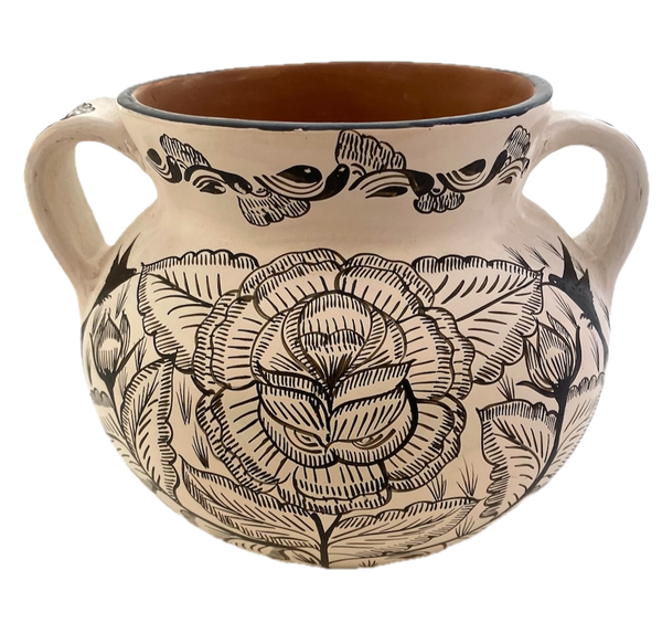 Medium Burnished Clay Pot - Huancito
