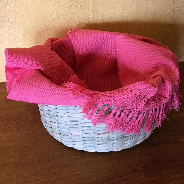 Handwoven Tortilla Basket w/handwoven napkin