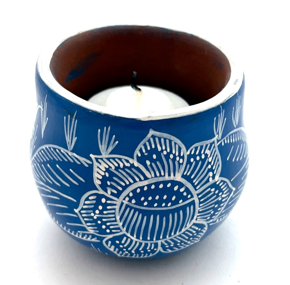 Clay Votive Candleholder