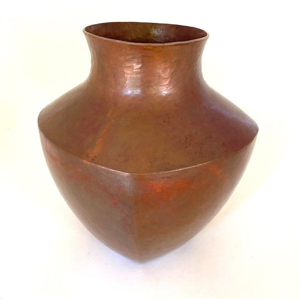 Hammered Copper Vase