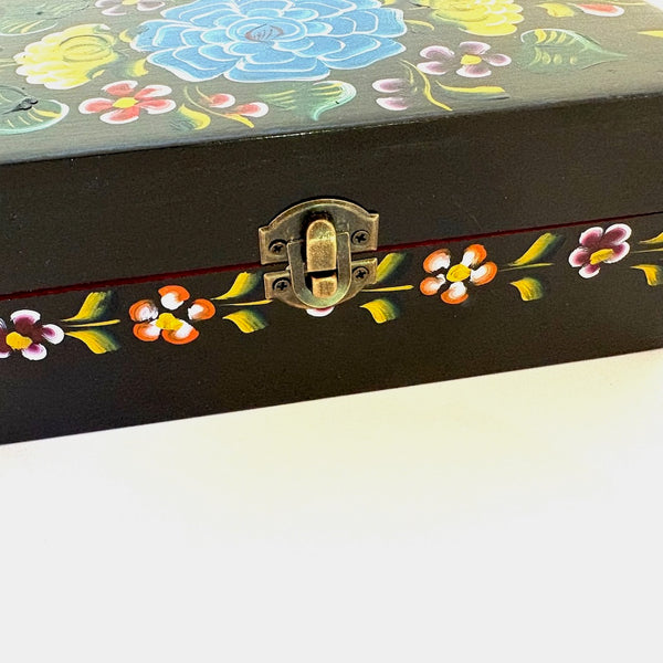 Painted Jewelry Box from Quiroga