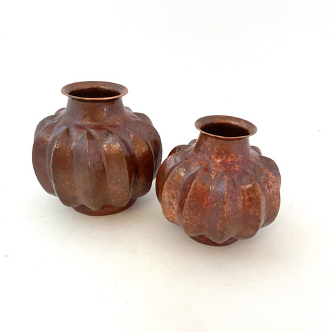 Small Copper Vases