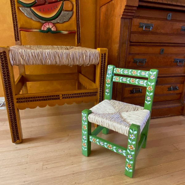 Painted Chair for Child or Doll
