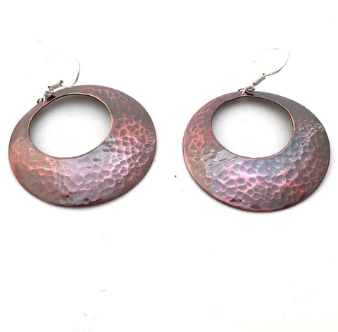 Extra Large Copper Hoops/Earrings