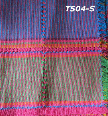 Handwoven cotton napkin from Patzcuaro-serape