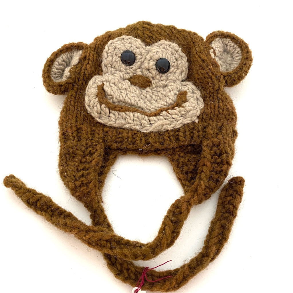 Wool monkey hat