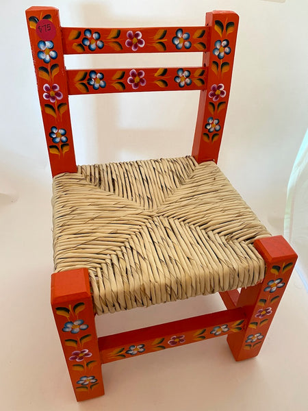 Painted Chair for Child or Doll