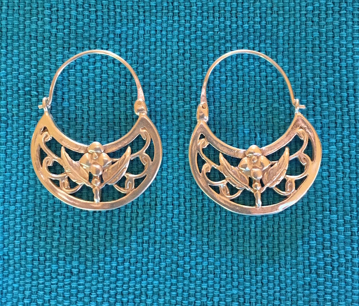 Silver Earrings -"La Paz”