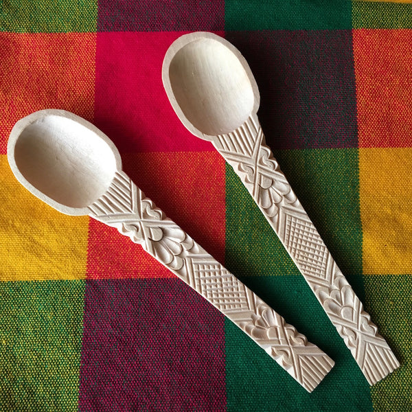 Carved Wood Spoons
