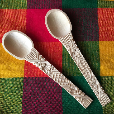 Carved Wood Spoons