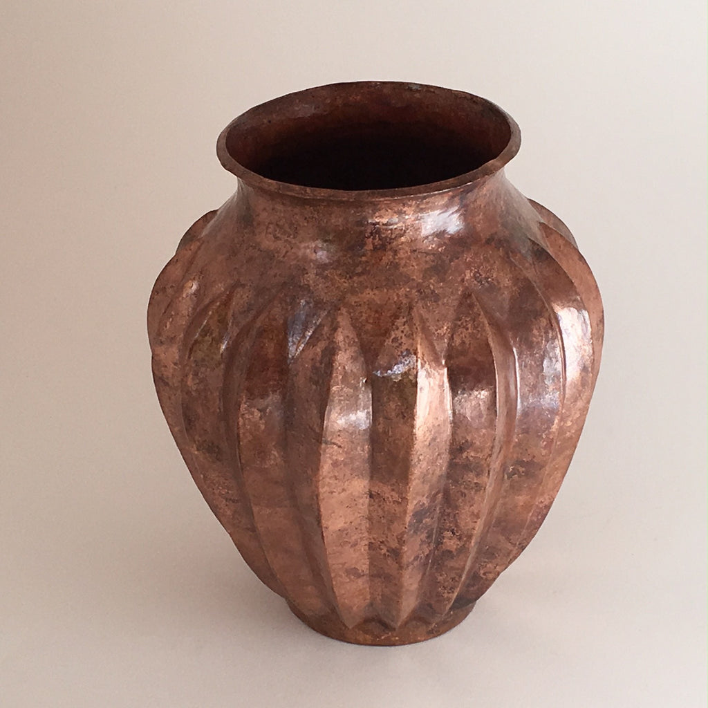 Hammered Copper Vase SOLD